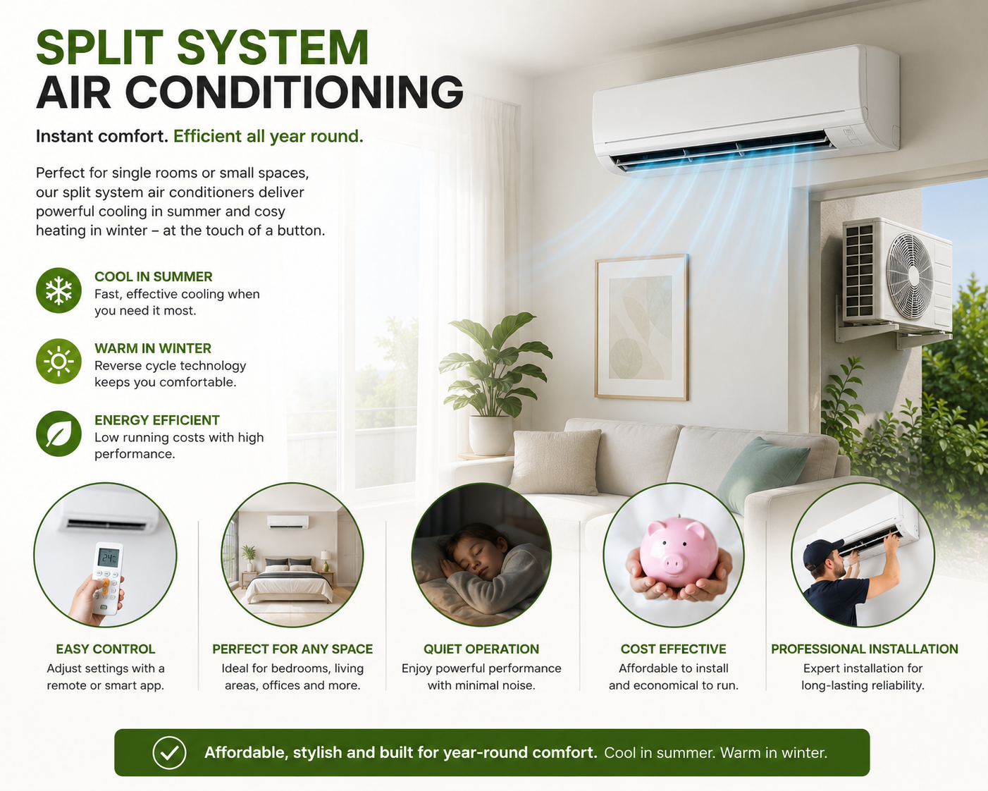 Split System Air Conditioning