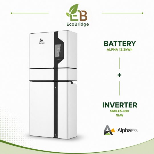 Alpha ESS 13.3kWh Battery + Smile 5 INV Hybrid Inverter Bundle