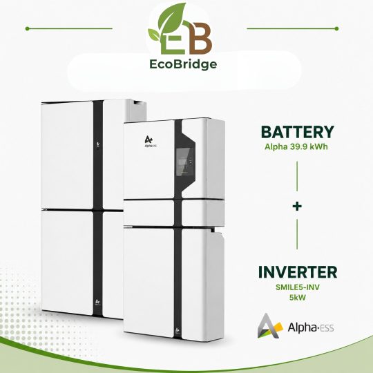 Alpha ESS 39.9kWh Battery + SMILE5-INV 5kW Hybrid Inverter