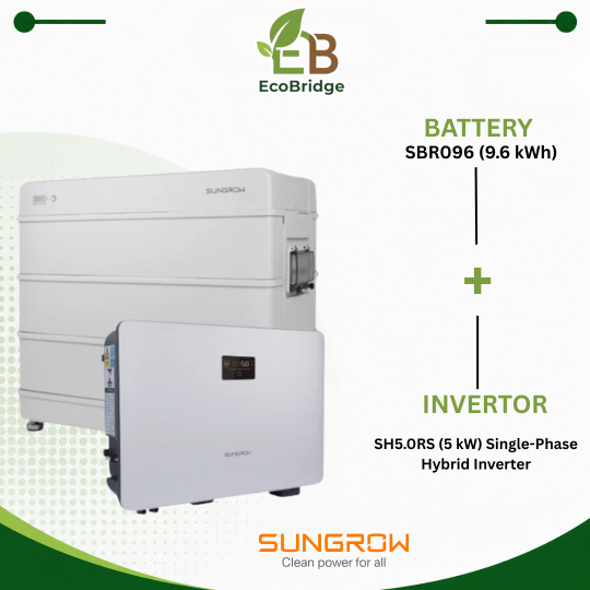 Sungrow SBR096 (9.6 kWh) Battery with SH5.0RS