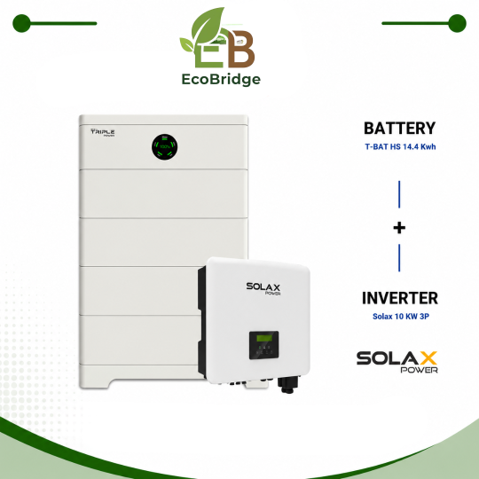 Solax 14.4 kWh Battery + Solax 10 kW Three-Phase Hybrid Inverter