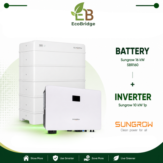 Sungrow 16kWh Battery + 10kW Single-Phase Hybrid System